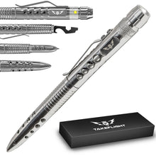 Load image into Gallery viewer, Tactical Pen for Self-Defense with LED Tactical Flashlight + Bottle Opener + Window Breaker
