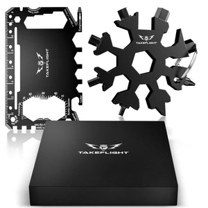 Snowflake Multitool Gift Set with FREE Credit Card Multitool