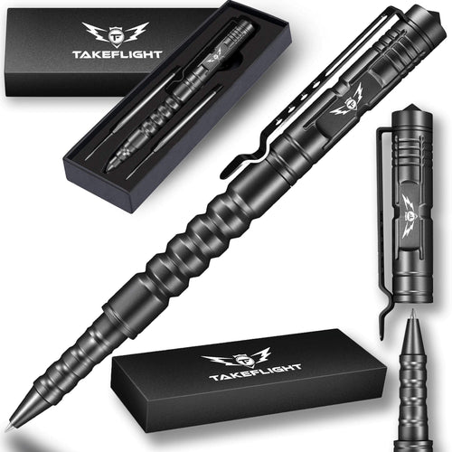 Tactical Pen for Self Defense - Model TF01-BC with Removable Cap and Glass Breaker