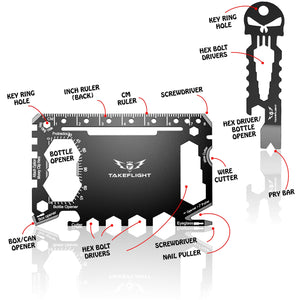 Multi Tool Survival Gear Kit – TakeFlight-Gear