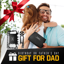 Load image into Gallery viewer, Credit Card Tool Gift Set - Wallet Multitool with FREE Keychain Bottle Opener/Pry Bar