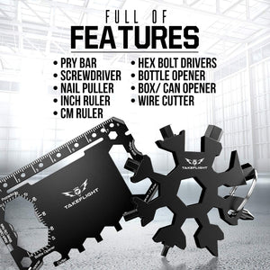 Snowflake Multitool Gift Set with FREE Credit Card Multitool