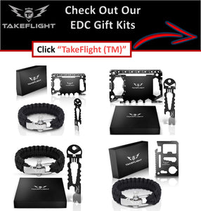 Tactical Pen for Self Defense Tool - Model TF03 with LED Flashlight