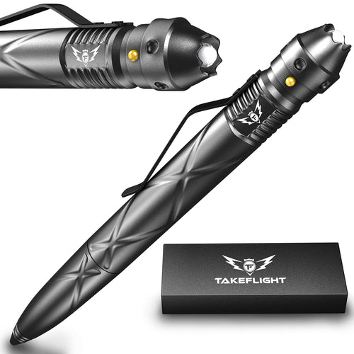 Tactical Pen for Self Defense Tool - Model TF03 with LED Flashlight