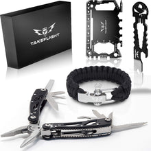 Load image into Gallery viewer, Multi Tool Survival Gear Kit